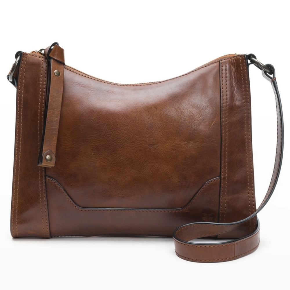 Frye Melissa Zip Crossbody, Cognac
